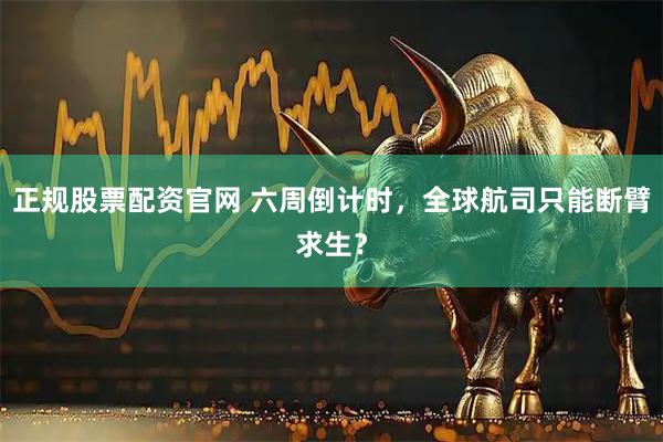 正规股票配资官网 六周倒计时，全球航司只能断臂求生？